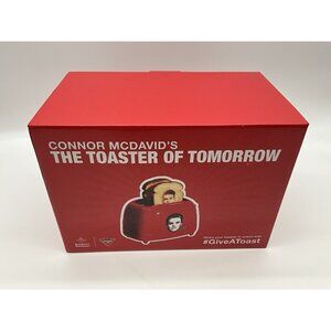 Connor McDavid Limited Edition Red Face Toaster NEW in Box Collectible